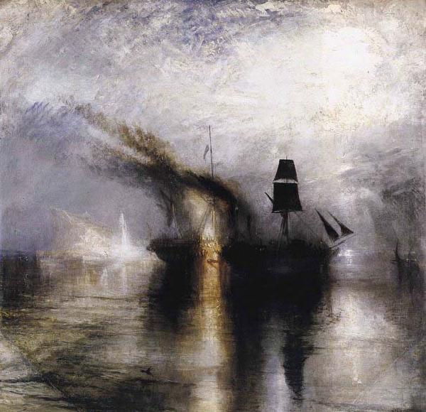 Joseph Mallord William Turner )Peace - Burial at Sea oil painting picture